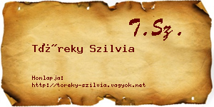 Töreky Szilvia névjegykártya